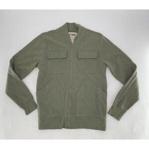 All-Son Brand Men’s Olive Green Military Style Jacket Size Small Normcore Preppy